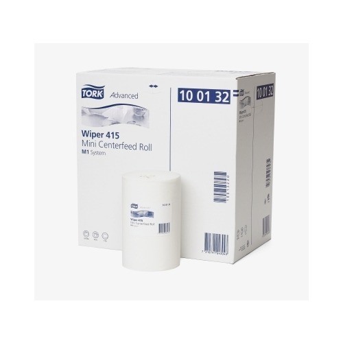 100130 Tork Advanced Wiper 415 Mini Centerfeed Roll 100130 Tork Advanced Wiper 415 Mini Centerfeed Roll