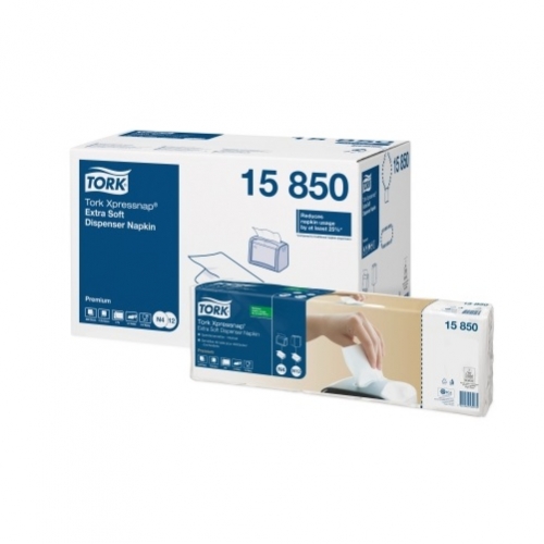 15850 Tork Xpressnap Extra Soft White Dispenser Napkin (N4) 15850 Tork Xpressnap Extra Soft White Dispenser Napkin (N4)